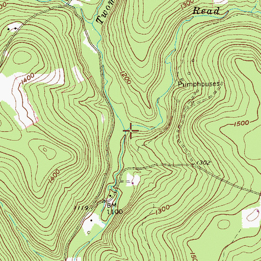 Topographic Map of Read Run, PA