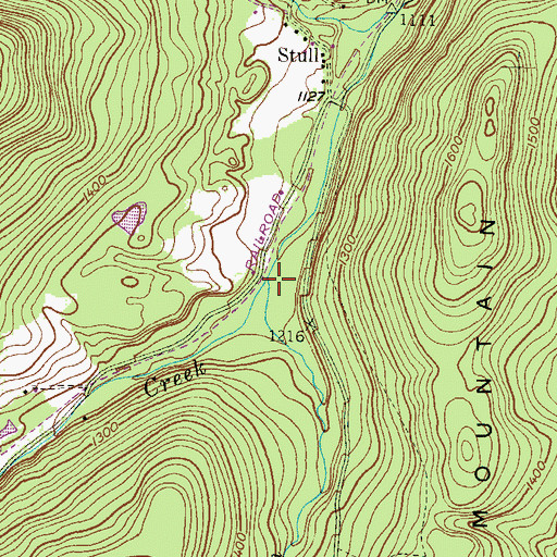 Topographic Map of Sorber Run, PA