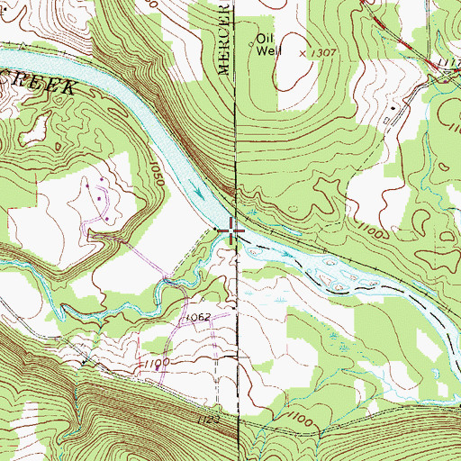 Topographic Map of North Deer Creek, PA