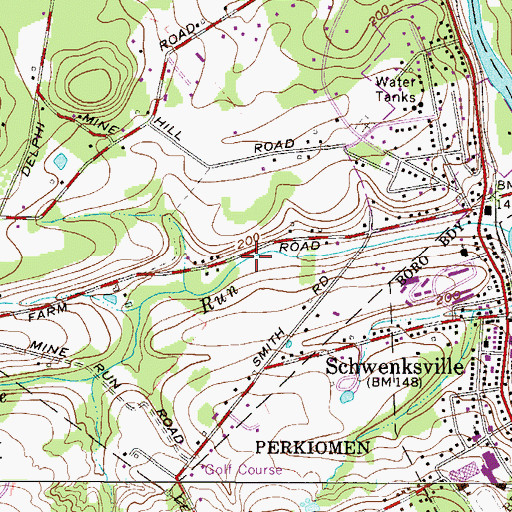 Topographic Map of Artcraft Recreation Association Dam, PA