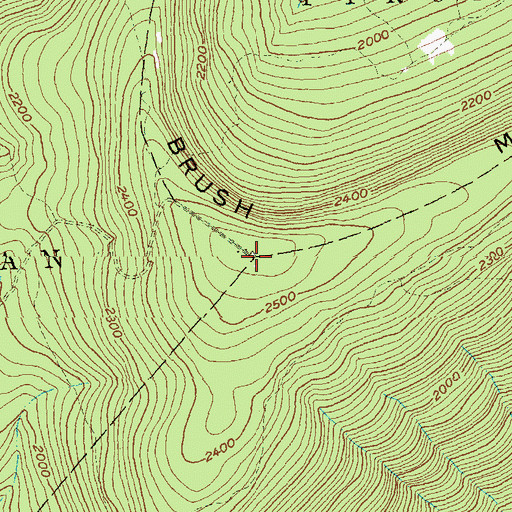 Topographic Map of WHPA-FM (Hollidaysburg), PA