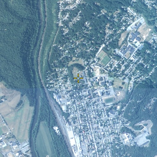 Aerial/Satellite Image of WKVR-FM (Huntingdon), PA