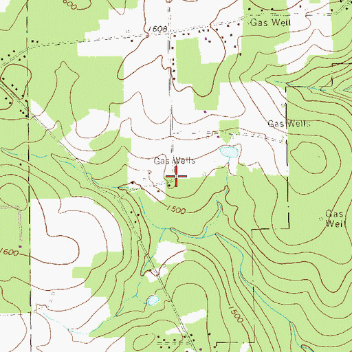 Topographic Map of Kerr School, PA