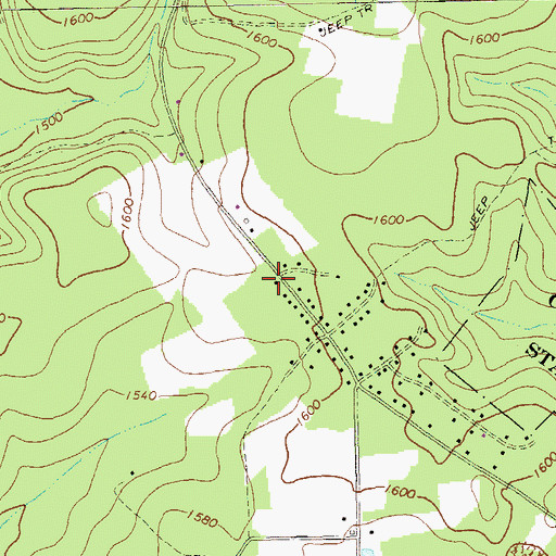 Topographic Map of Howe School, PA