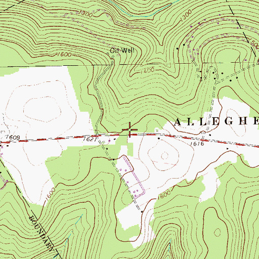 Topographic Map of Number 10 School, PA