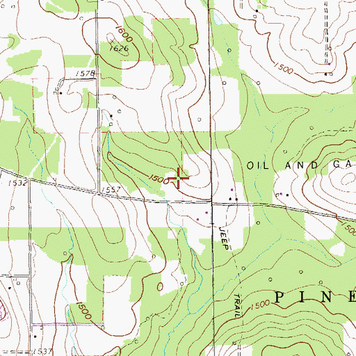 Topographic Map of Kapp School, PA