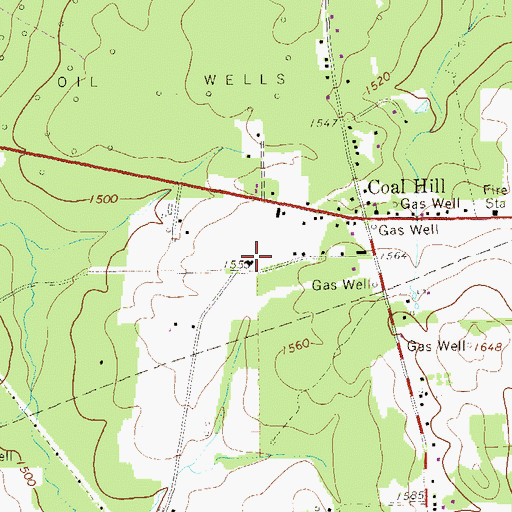 Topographic Map of Gilson School, PA