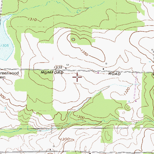 Topographic Map of Slavens School (historical), PA