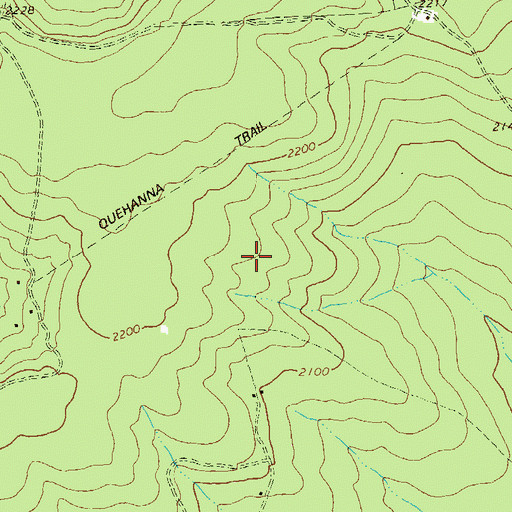 Topographic Map of Marion Brooks Natural Area, PA
