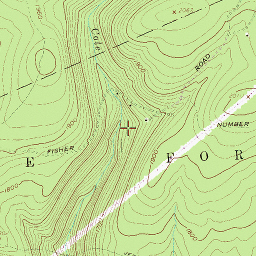 Topographic Map of Dry Draft, PA
