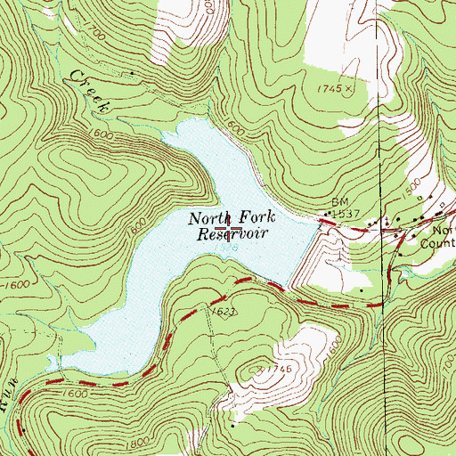 Topographic Map of Wertz School (historical), PA