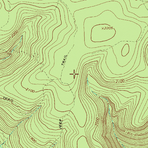 Topographic Map of Mountain School, PA