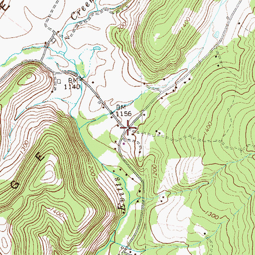 Topographic Map of Manassas School (historical), PA