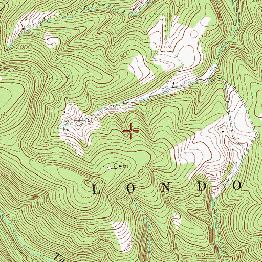 Topographic Map of Ealy School, PA