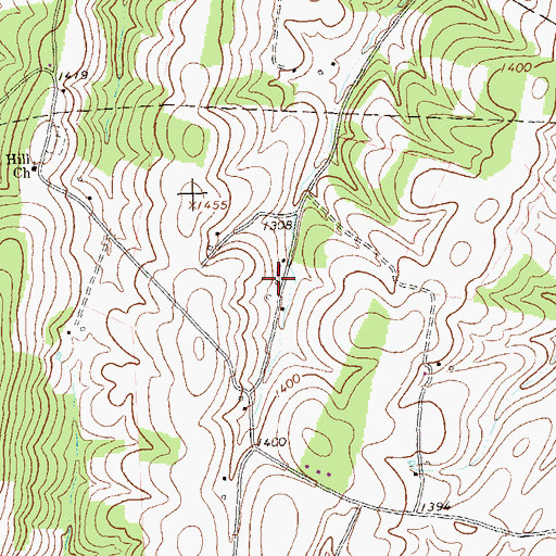 Topographic Map of Emerson, PA