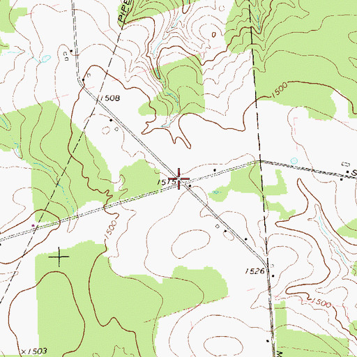 Topographic Map of Sayre School (historical), PA