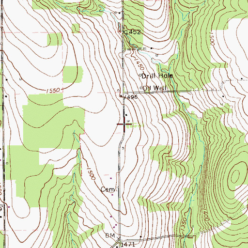 Topographic Map of Prospect Hill Church (historical), PA