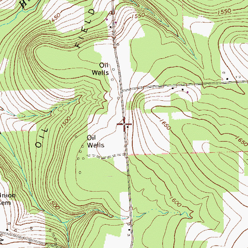 Topographic Map of Kerr School, PA
