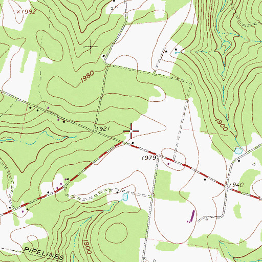Topographic Map of Blaides, PA