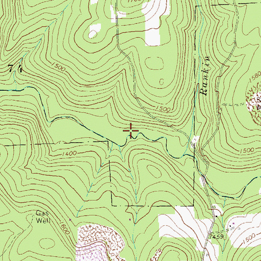 Topographic Map of Ross School, PA