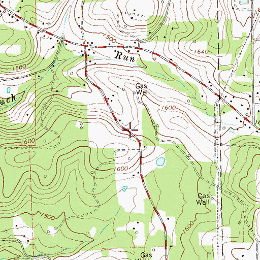 Topographic Map of Couch School, PA