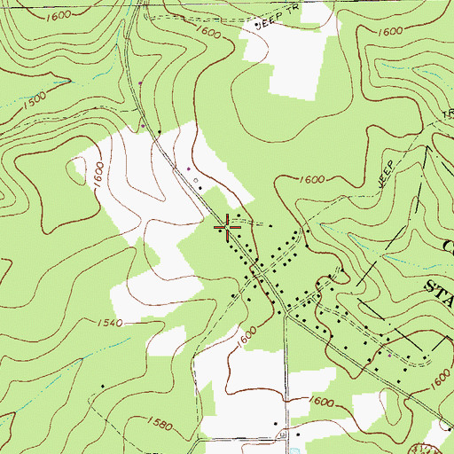 Topographic Map of Howe School, PA
