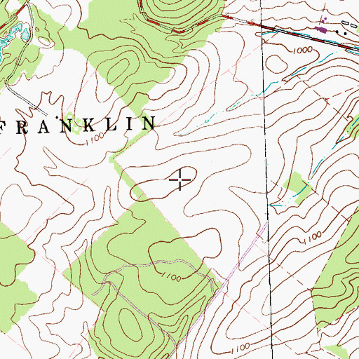 Topographic Map of Rural Choice School (historical), PA