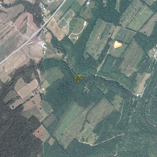 Aerial/Satellite Image of Fox Run School (historical), PA