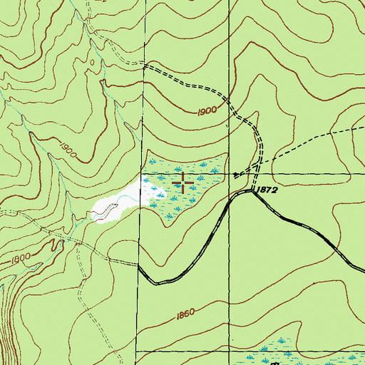 Topographic Map of Reynolds Spring Bog, PA