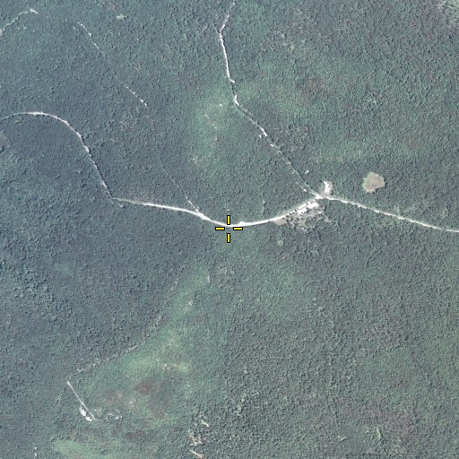 Aerial/Satellite Image of Baughman Rocks, PA