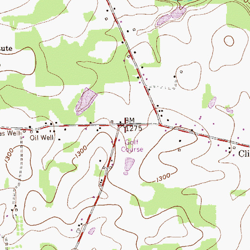 Topographic Map of Mineral Spring, PA