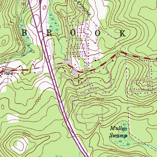 Topographic Map of Elmbrook Terrace, PA