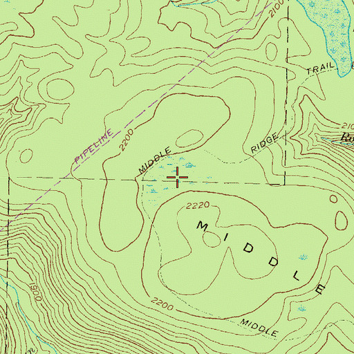 Topographic Map of Cranberry Swamp, PA