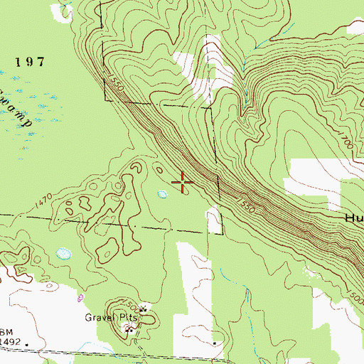 Topographic Map of Sulfur Spring, PA