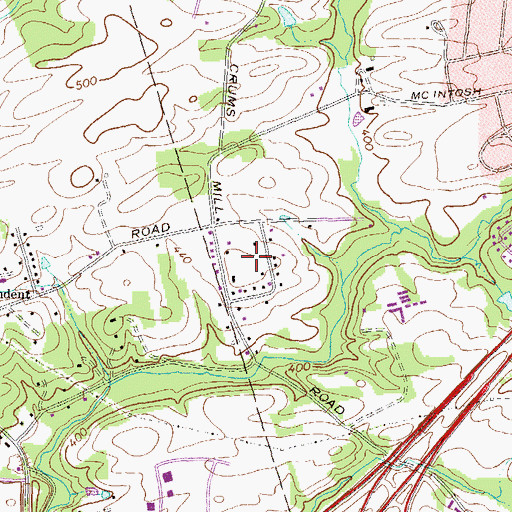 Topographic Map of Haven Croft, PA
