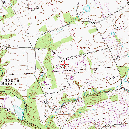 Topographic Map of Devonshire Crest, PA