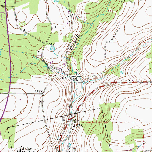 Topographic Map of Veilstown, PA