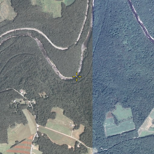 Aerial/Satellite Image of Lost Run, PA