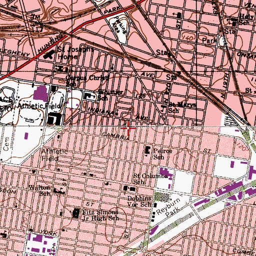 Topographic Map of Cohocksink Creek (historical), PA