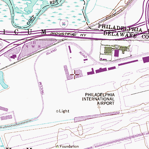 Topographic Map of Middle Creek (historical), PA