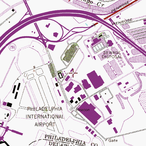 Topographic Map of Province Island, PA