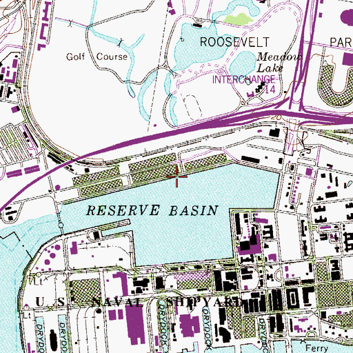Topographic Map of Hollanders Creek (historical), PA