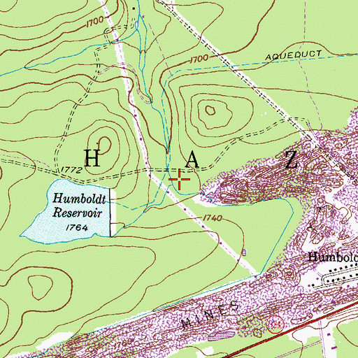 Topographic Map of Wolffs Run, PA