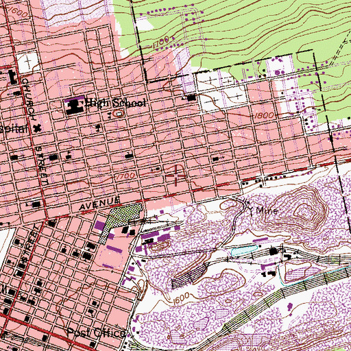 Topographic Map of Old Sugar Loaf, PA