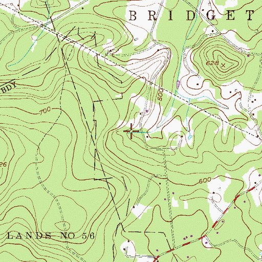 Topographic Map of Falls Creek, PA
