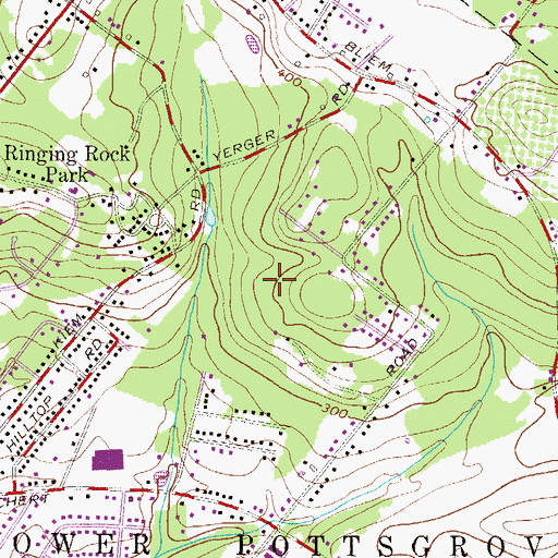 Topographic Map of Alto Grandview Acres, PA
