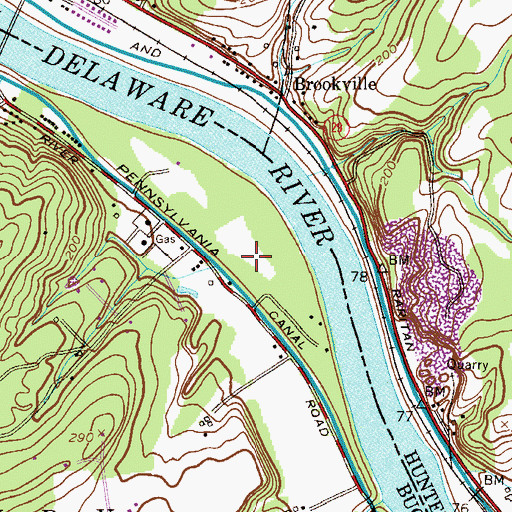 Topographic Map of Hal H Clark County, PA