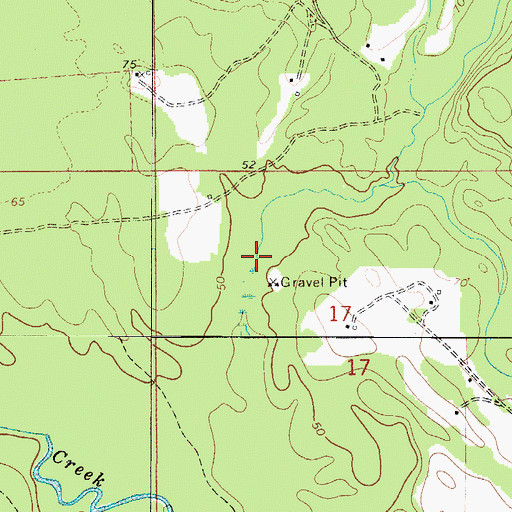 Topographic Map of Holly Branch, AL