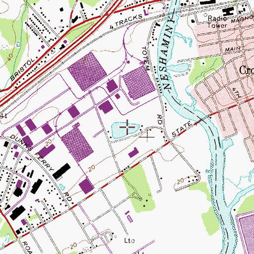 Topographic Map of Lake Louis, PA