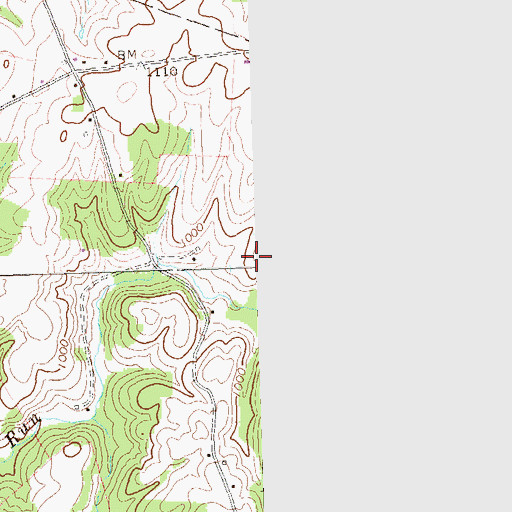 Topographic Map of Appalachian Mountains, PA